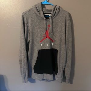 Grey Nike air jordan hoodie